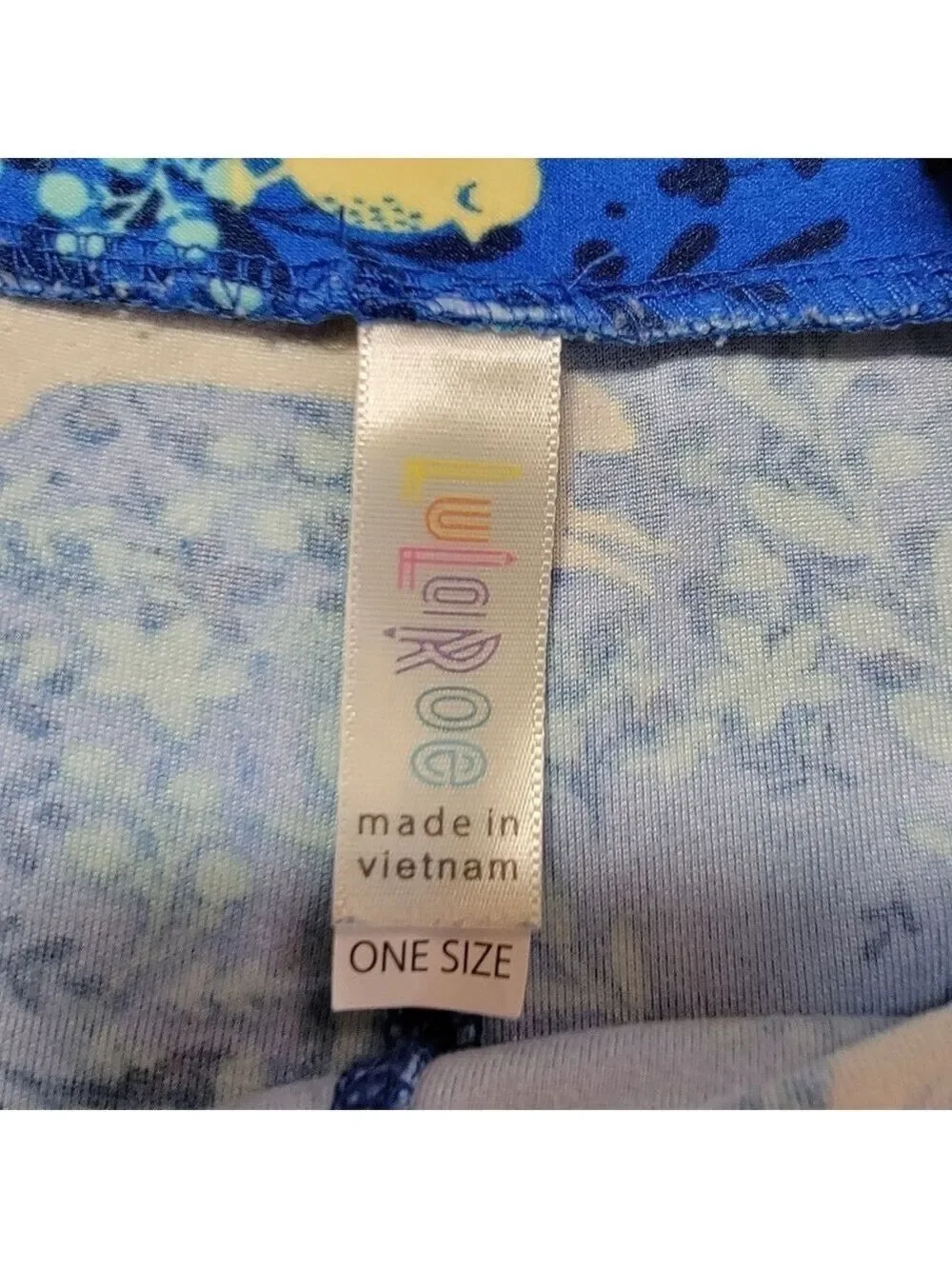LuLaRoe☆ Blue Birds and Bunnies Leggings Size OS